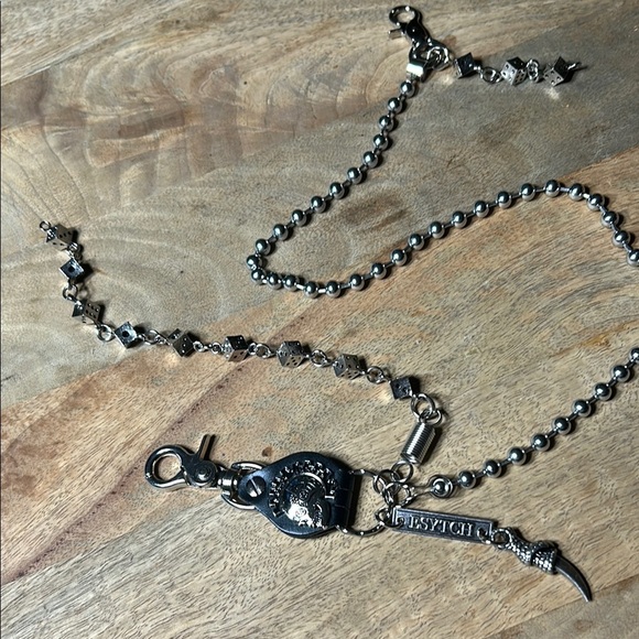 Silver Chain skull Wallet Accessory chain - Picture 2 of 16